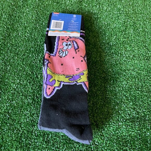 Nickelodeon 2-Pair SpongeBob SquarePants & Patrick Star Salute Socks 6-12 NEW - Picture 4 of 7